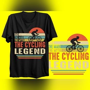 Bicycle Short Sleeve T-shirt Apparel Unisex Size Bike Enthusiast Theme